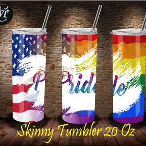 Skinny Tumbler Wrap Svg, 20 Oz Skinny Tumbler, Love Is Love Png, LGBT Png, Modèle Tumbler, Pride Png, Pride Tumbler, Modèle de fierté, Fierté