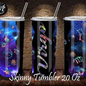 Jungfrau Becher, dünner Becher Wrap, 20 Unzen dünner Becher, Sublimation Vorlage, Jungfrau Vorlage, Sternzeichen Becher, Jungfrau Png, Jungfrau
