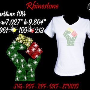 Juneteenth Rhinestone, Juneteenth Svg, Juneteenth Template, Rhinestone Template, Rhinestone Svg, 1865 Rhinestone, 1865 Svg, Blm Rhinestone