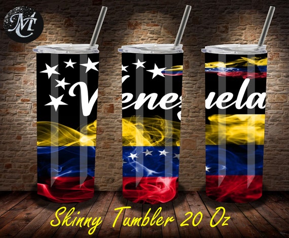 Venezuela Tumbler, Skinny Tumbler Wrap Svg, 20Oz Skinny Tumbler, Sublimation Venezuela, Venezuela Template, Venezuela Tumbler, Venezuela Png