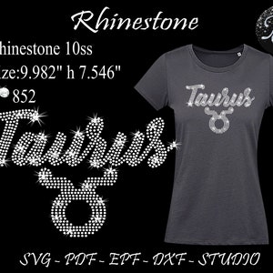 Stier Strass, Stier SVG, Strass Vorlage, Strass Vorlage, Sternzeichen Strass, Sternzeichen SVG, Stier Vorlage, Strass Dateien