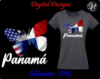 Panama png, Modèle Panama, États-Unis Et Panama, États-Unis D'Amérique, Sublimation États-Unis, Sublimation Panama, Chemise Panama, Chemise États-Unis, Design Papillon, Panama