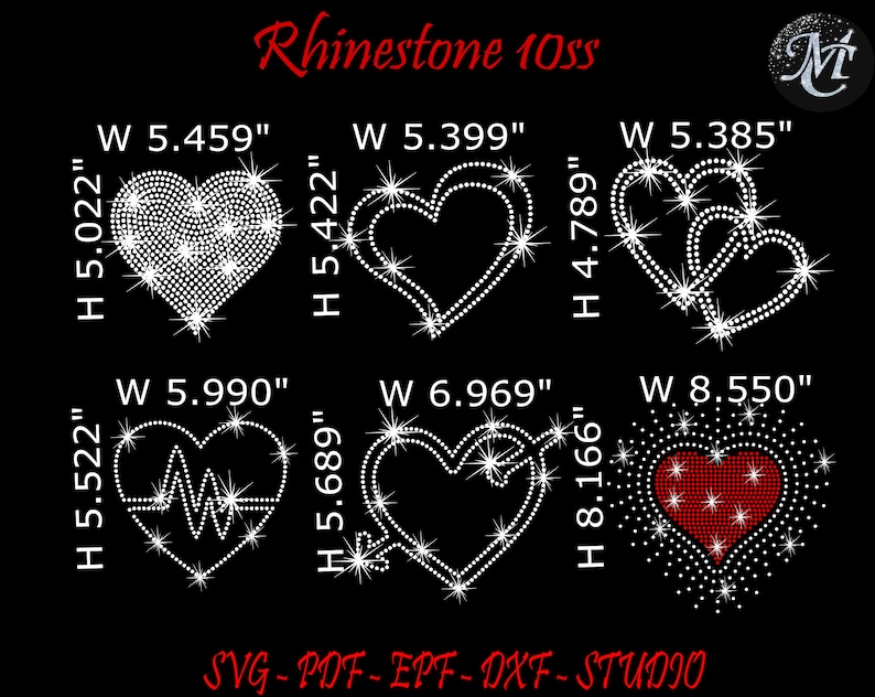 Bundle Rhinestone, 33 Designs Rhinestone, Bundle Alphabet Rhinestone ...