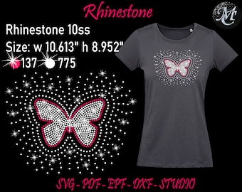 Strass Borboleta, Borboleta Svg, Strass, Strass Svg, Arquivo de Corte Borboleta, Strass Degradado, Arquivos de Strass, Strass