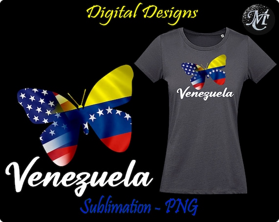 Venezuela Png, Usa And Venezuela, Venezuela Design, Usa Png, Venezuela Shirt, Usa Shirt, Butterfly Png, Diseño de Venezuela, Usa Template