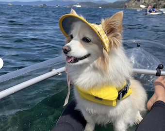 UV Protection Pet Visor: Fashionable Dog Sun Cap
