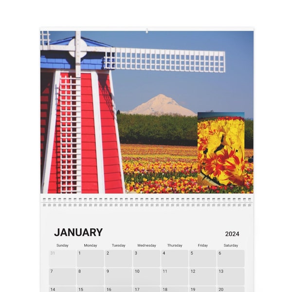 Tulip Calendar Etsy