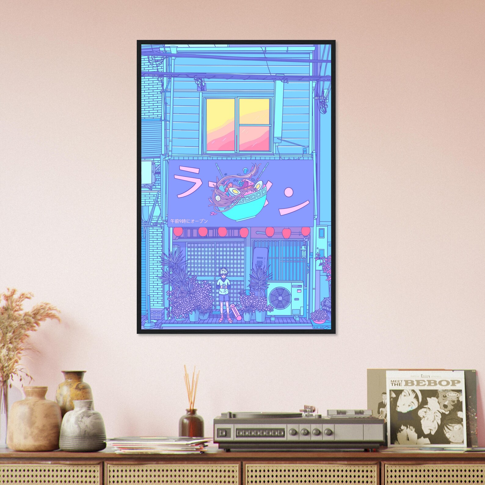Studio Ghibli Wall Art Japanese Retro Anime Poster 80s 90s Anime Wall ...
