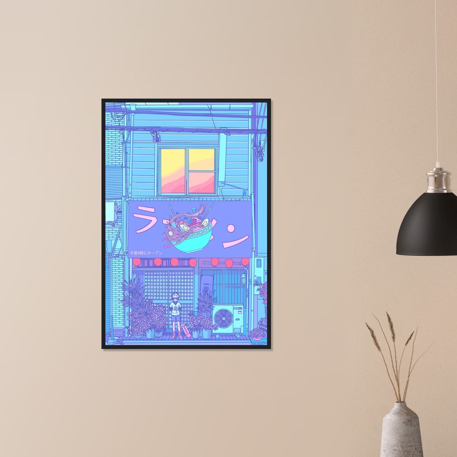 Studio Ghibli Wall Art Japanese Retro Anime Poster 80s 90s Anime Wall ...