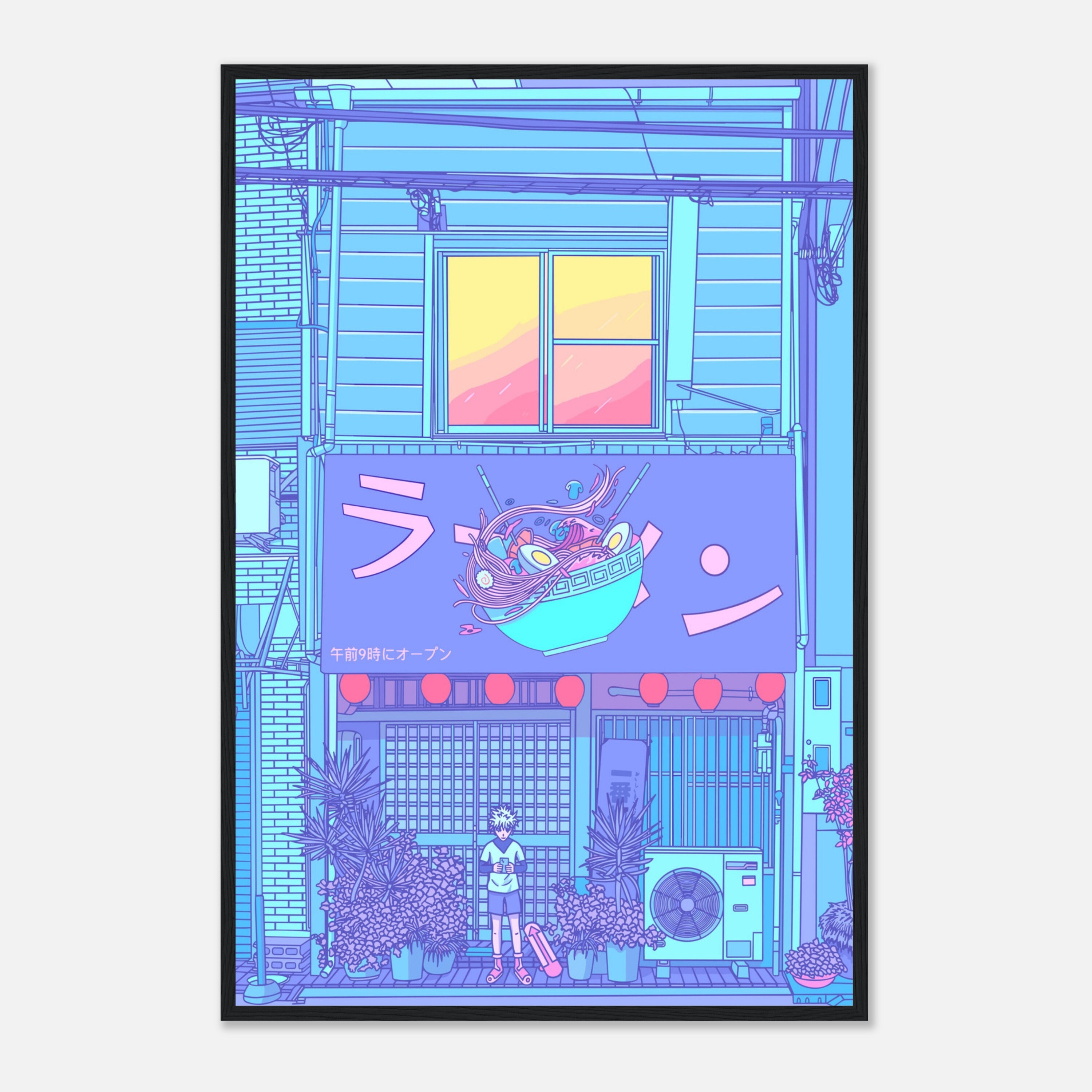 Studio Ghibli Wall Art Japanese Retro Anime Poster 80s 90s Anime Wall ...