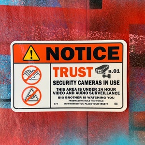 TRuST NOTICE Sticker