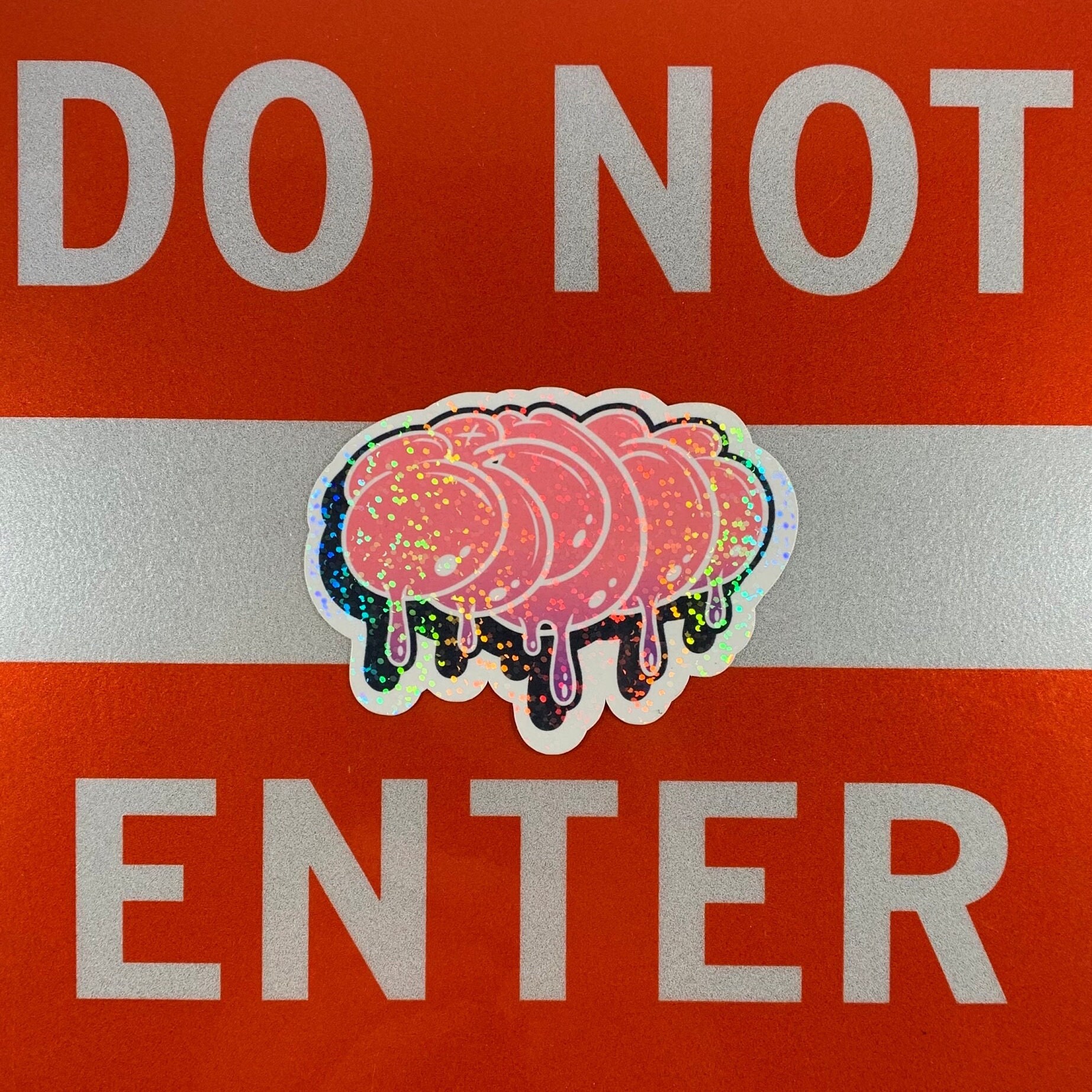 Sticker Throwies Trust Pink Sparkle Throwie Sticker - Etsy