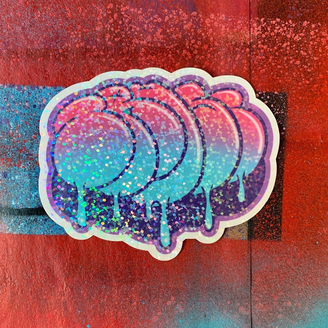Sticker Throwies Trust Throwie Glitter Sticker - Etsy