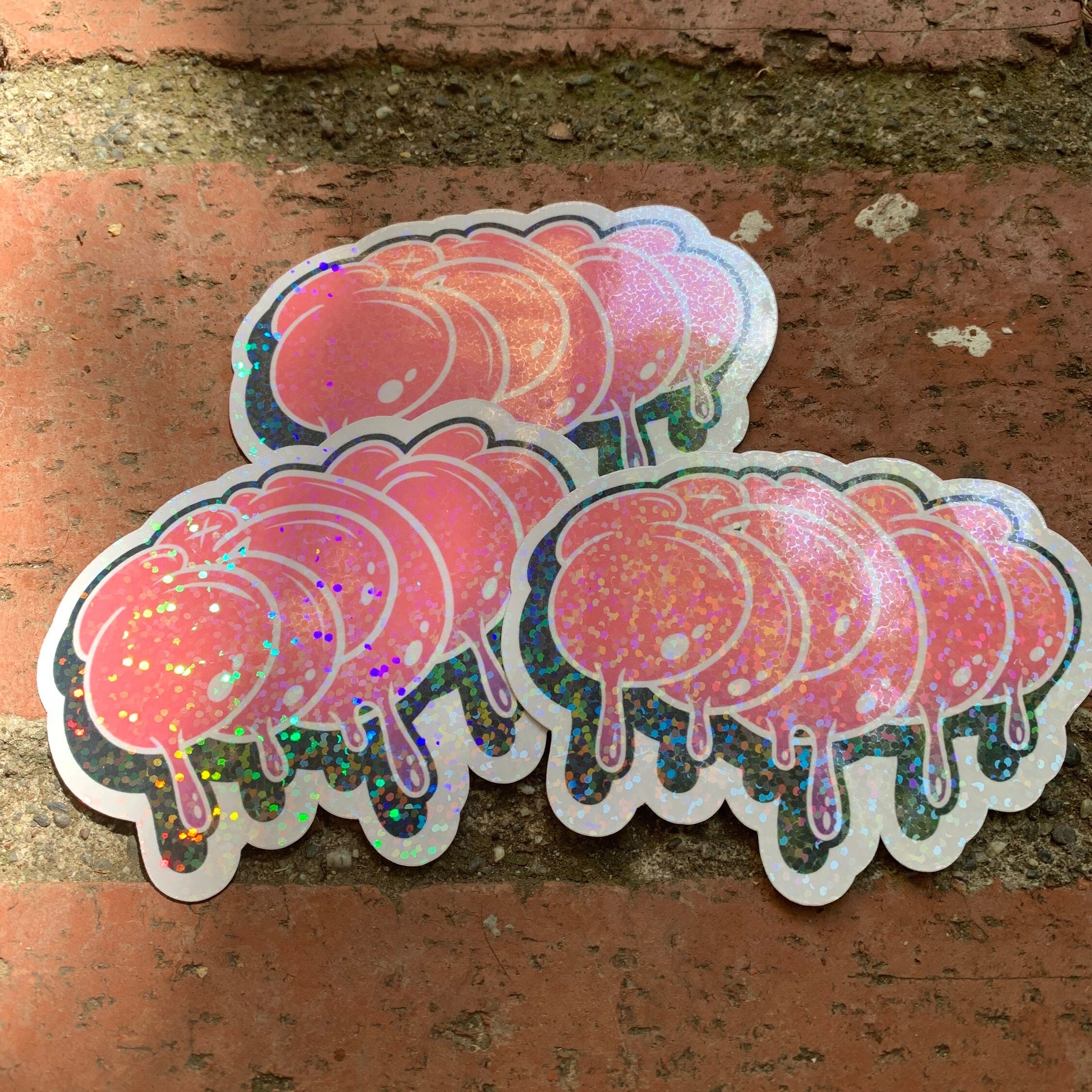 Sticker Throwies Trust Pink Sparkle Throwie Sticker - Etsy