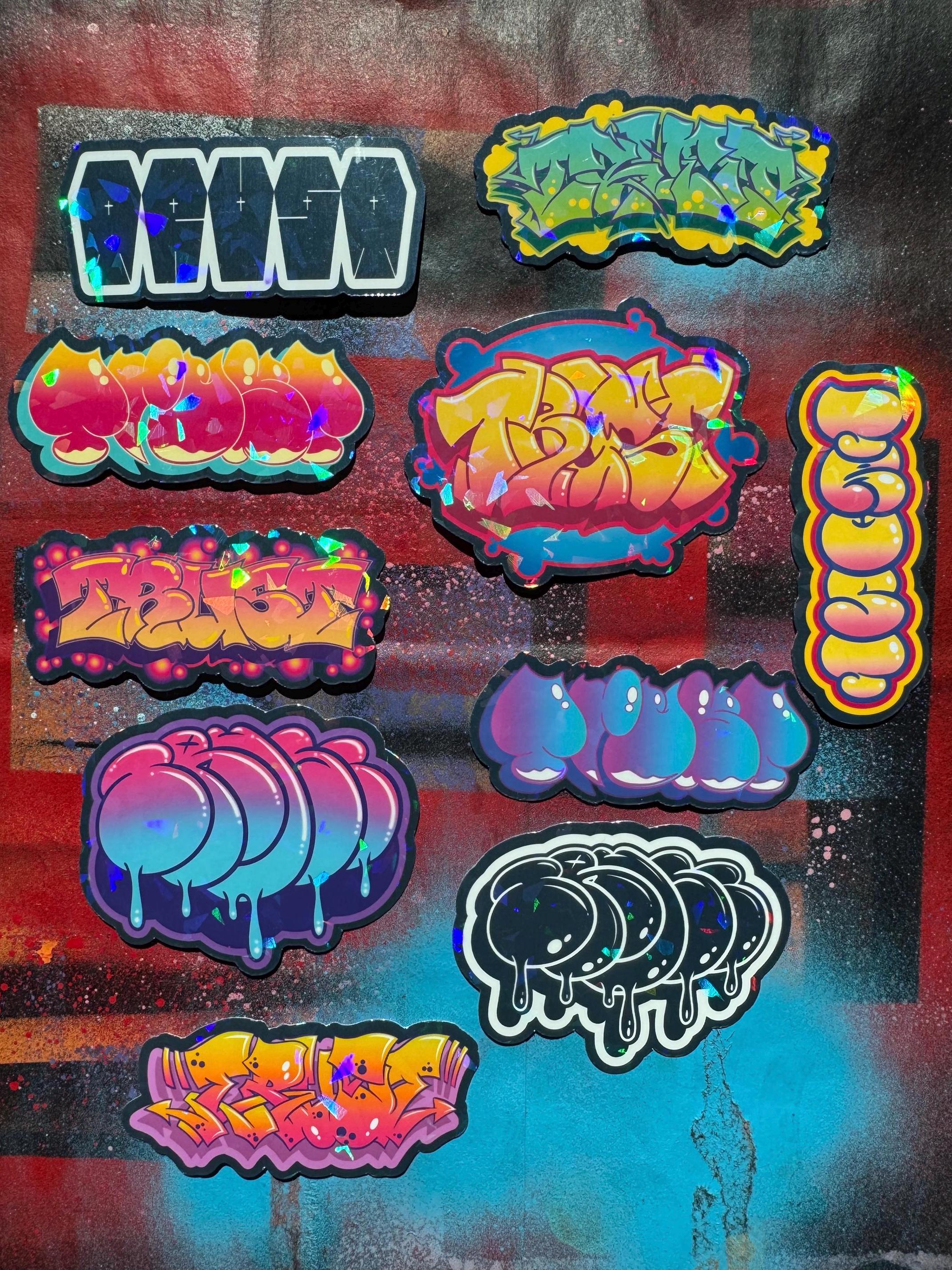 Graffiti sticker - Etsy 日本
