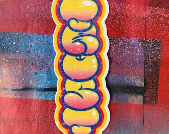 TRuST Vertical Sparlke Graffiti Sticker 1