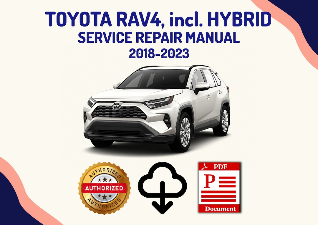 TOYOTA RAV4 Incl. Hybrid 2018-2023 Service Repair Manual - Etsy