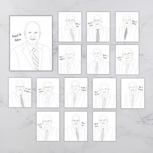 Printable Apostle Coloring Pages 2025 | General Conference Coloring Pages | 8.5 x 11 Inches | 15 Pages