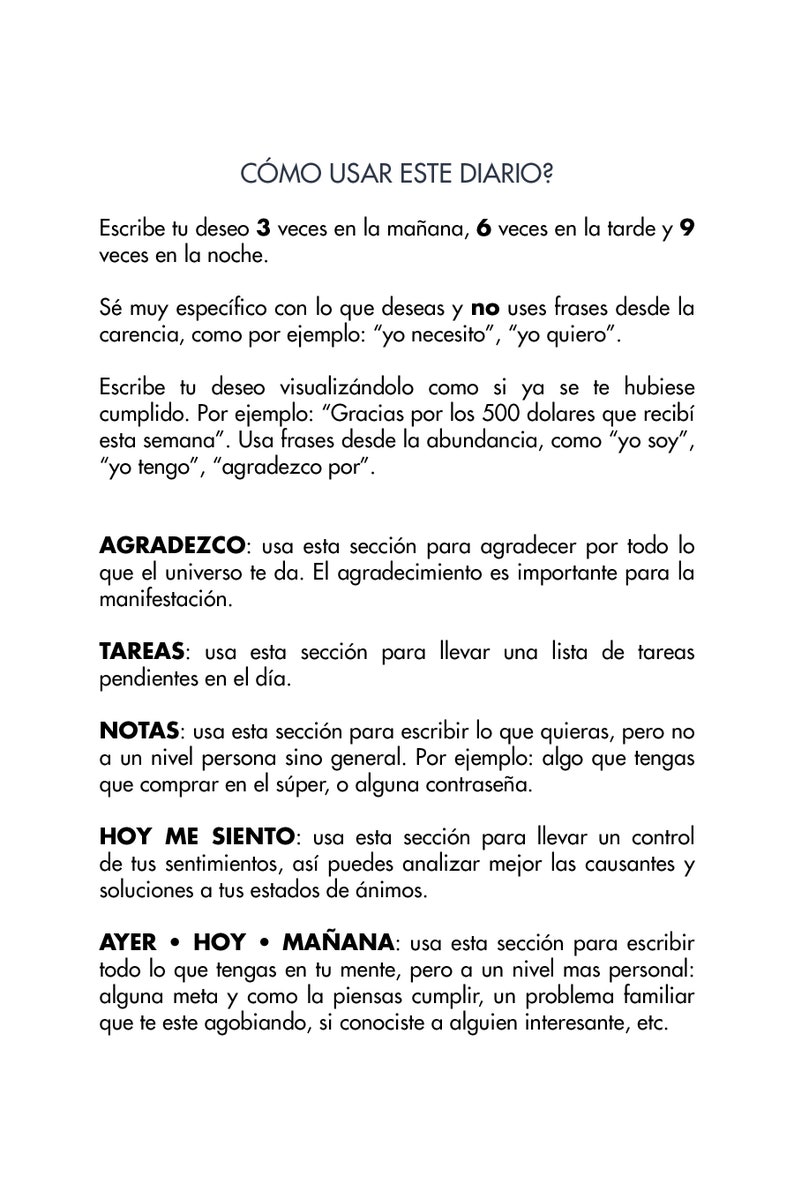 El Método 369: Diario Guiado De Manifestación Versión Digital - Etsy México