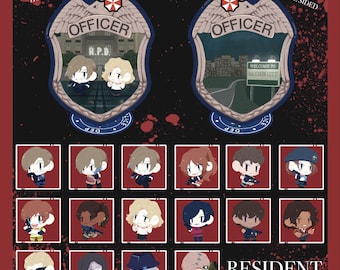 RE Acrylc Pins and Standee