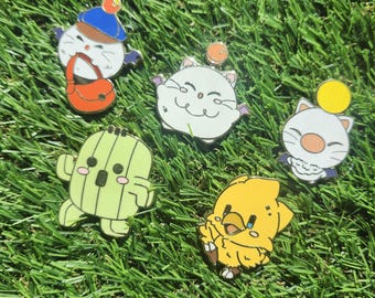 Final Fantasy & Final Fantasy XIV Enamel Pins