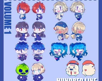 Hundred Line Acrylic Charms