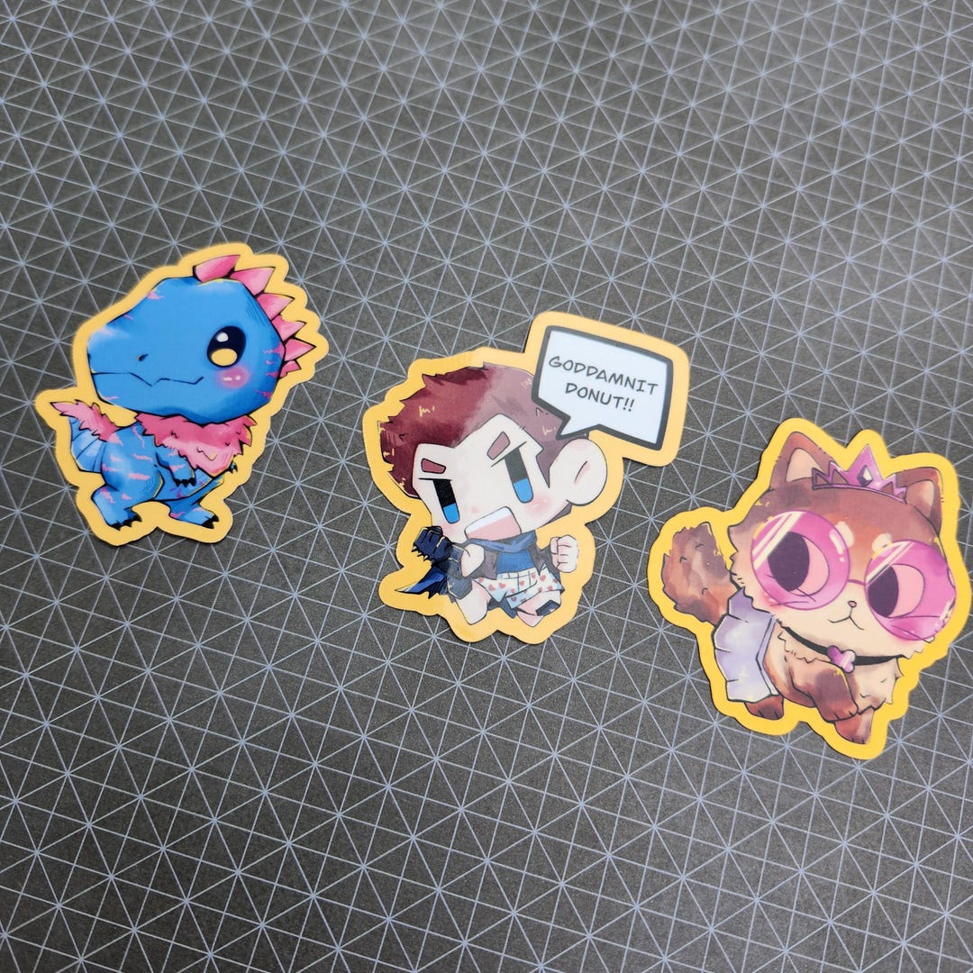 Fanmerch Dungeon Crawler Carl Stickers - Etsy