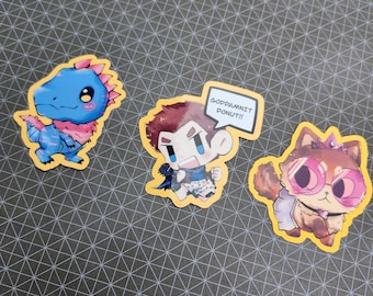 Fanmerch Dungeon Crawler Carl Stickers