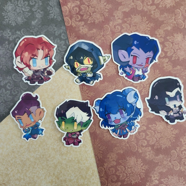 Critical Role Mighty Nein Stickers