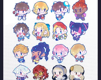 Street Fighter Charms