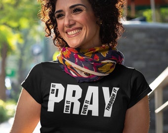 PRAY T-Shirt – 14 Inspiring Colors, Various Sizes – Wear Your Faith Proudly