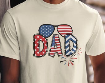 Camiseta patriótica para papá: Camiseta de barbacoa familiar del 4 de julio de EE. UU.