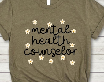 Mental Health Counselor Shirt, Mental Health Matters Sweatshirt, Awareness T-Shirt, Anxiety Shirt, Gift for Therapist, School Counselor Gift