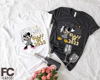 Disney Graduation Matching T-Shirt, Class of 2026 Mickey Minnie Sweatshirt, Senior Trip Gift, Disney Graduate Tee, Gift for Nursing Student