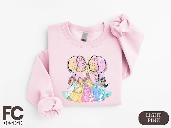 Disneyworld Princess Sweatshirt, Watercolor Disney Castle Shirt, Disney Girl Hoodie, Girls Trip Shirt, Princess Castle Hoodie, Minnie Shirt
