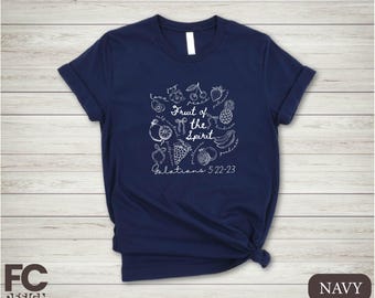Fruit of the Spirit T-Shirt, Christian Gift, Bible Verse Shirt, Preppy Beach Tee, Farmer's Market Sweatshirt, Jesus Faith Apparel