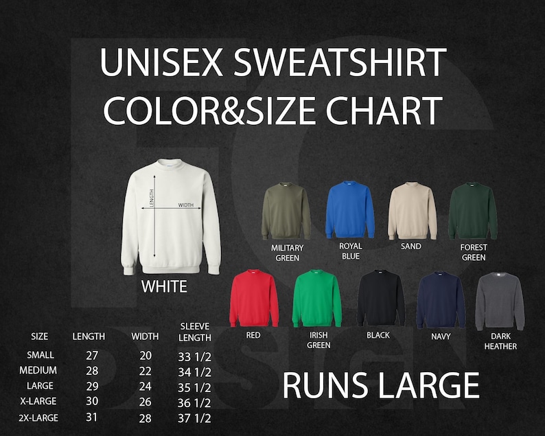 a black and white poster with a bunch of different colors