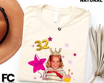Custom Birthday T-Shirt, Birthday Party Tee, Custom Photo Face Sweater, Personalized Photo Sweatshirt, Birthday Group T-Shirt