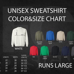 a black and white poster with a bunch of different colors