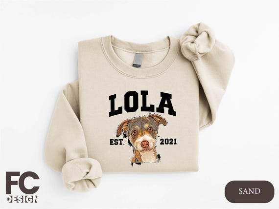 Custom Pet Sweatshirt, Custom Dog Hoodie, Personalized Dog Shirt, Dog Mom Sweatshirt, Custom Cat Shirt, Custom Photo Shirt, Pet Lover Shirt
