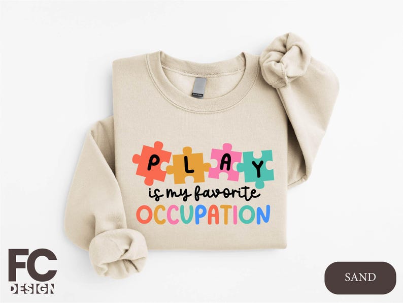 a sweater with a puzzle piece on it
