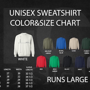 a black and white poster with a bunch of different colors