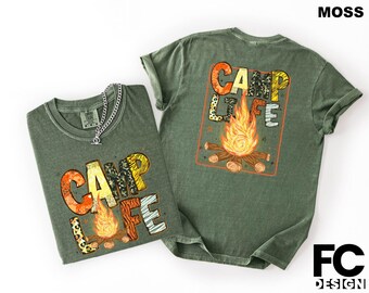 Camp Life Shirt, Campfire Sweater, Nature Lover Gift, Adventure Sweatshirt, Outdoor Lover Gift, Comfort Colors T-Shirt