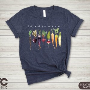 a t - shirt with a bunch of vegetables on it