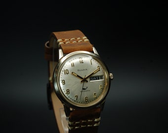 Vintage Bulova Sea King Automatic with Day and Date