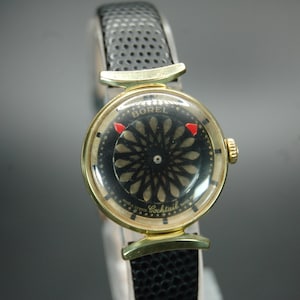 Beautiful Vintage Ladies Ernest Borel Kaleidoscope Cocktail Watch