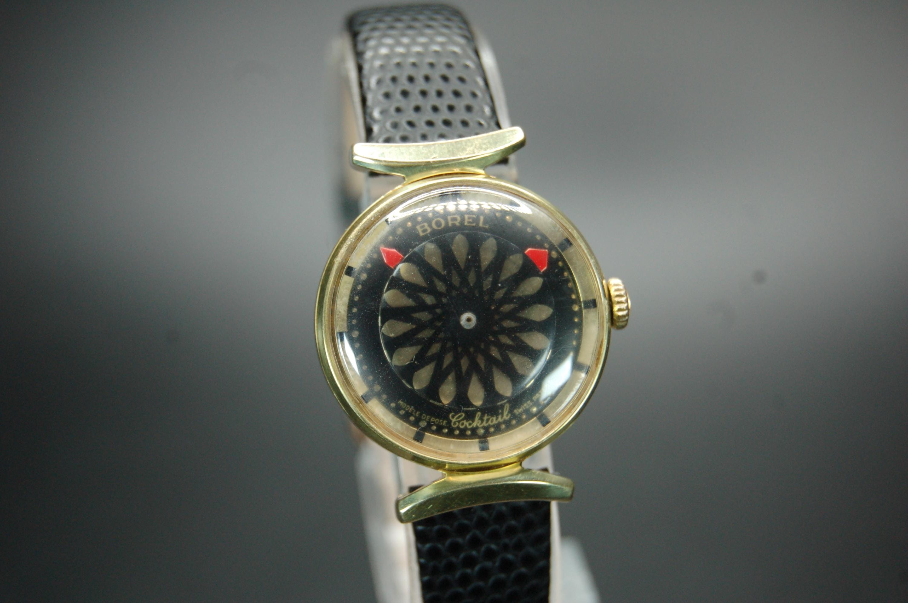 Saint-Jean Ladies Watch Swiss Made New Battery Kaleidoscope 30MM 7.25\