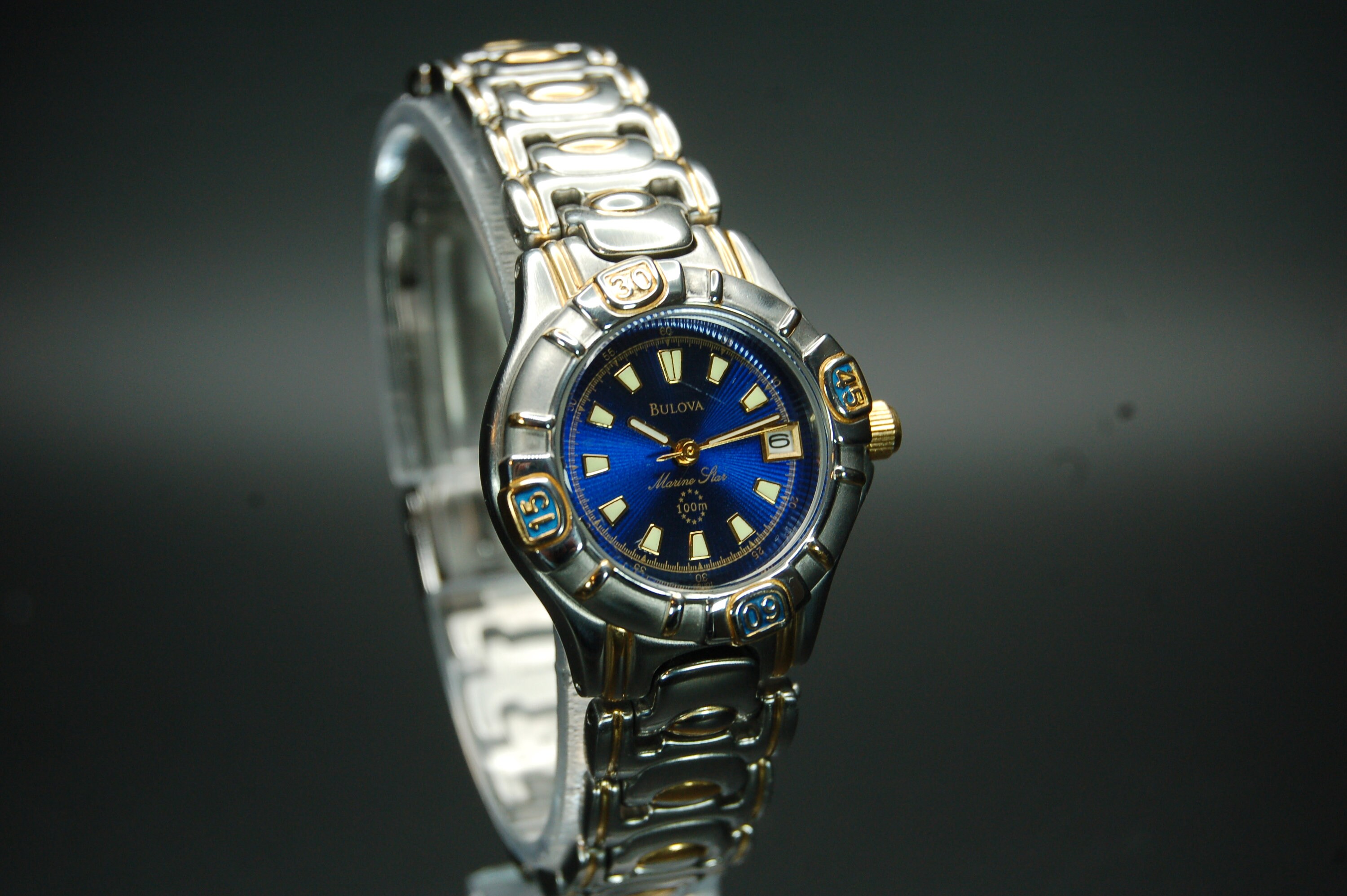 Sale Vintage Ladies Bulova Marine Star Quartz Watch