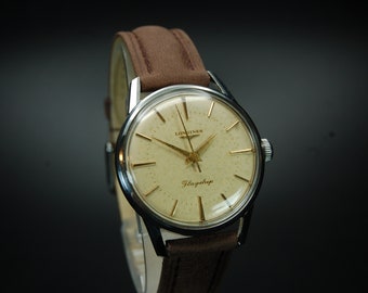 Prachtig vintage Longines vlaggenschip handmatig horloge