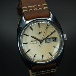Vintage Enicar Automatic Day/Date Watch